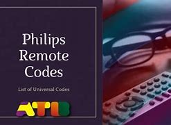 Image result for Philips TV Remote Codes