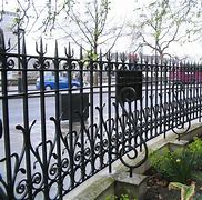 Image result for Wrought Iron Fence Designs