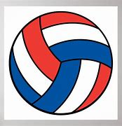 Image result for Red White Blue Volleyball