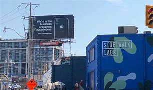 Image result for iPhone Privacy Bilboard
