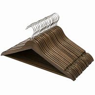 Image result for Wooden Hangers 30 Pack