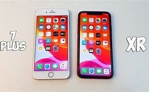 Image result for iPhone XR Y iPhone 7 Plus