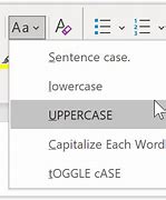 Image result for Change Case in Word