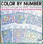 Image result for Kindergarten Math Coloring Worksheets