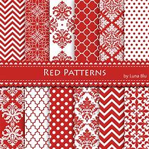 Image result for Red Christmas Scrapbook Paper