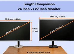 Image result for 27 in Monitor Dimensions