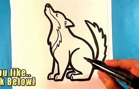 Image result for Halloween Wolf Drawing