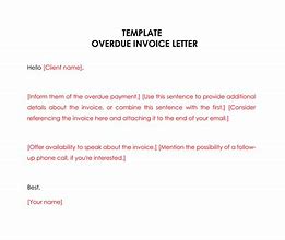 Image result for Email Template for Overdue Invoice
