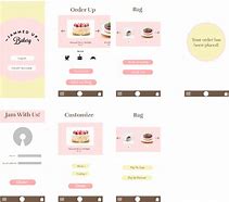 Image result for Bakery App Figma