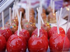 Image result for Cinnamon Candy Apples