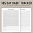 Image result for Free Printable 365-Day Habit Tracker with Islamic Calendar