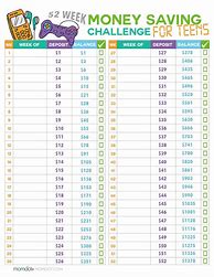 Image result for Kids Money Saving Challenge