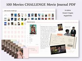 Image result for Movie Challenge Journal