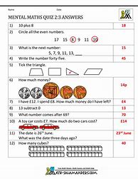 Image result for Math Questions Printable