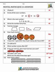 Image result for Maths Work for Year 2