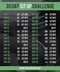 Image result for 30-Day Sit Up Challenge Workout