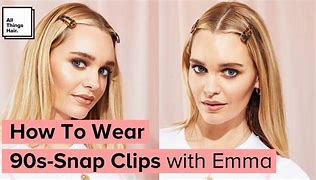 Image result for Snap Clip Style
