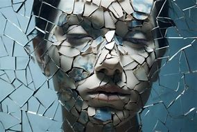 Image result for Shattered Face Mirror