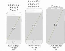 Image result for iPhone Six Plus Size in Inches