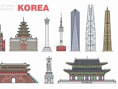 Image result for Korea Building Image Drawing