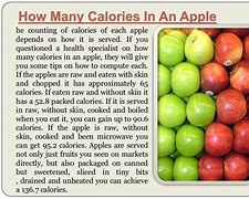 Image result for How Many Calories in an Apple
