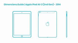 Image result for iPad Air 2 Size