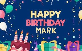 Image result for Happy Birthday Mark Clip Art