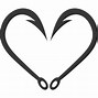 Image result for Love Fish Hook Silhouette