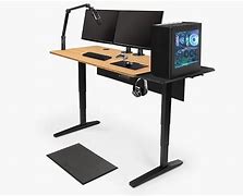 Image result for Uplift Desk PC Gaming Setup