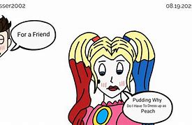 Image result for Princess Peach Harley Quinn