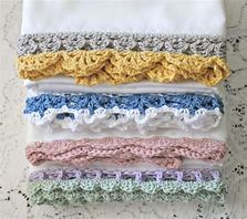 Image result for Crochet Edge Pillowcases
