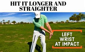 Image result for Left Wrist at Impact Golf