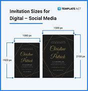 Image result for Phone Invitation Size