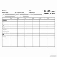 Image result for Printable Meal Plans to Lose Weight
