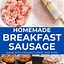 Image result for Homemade Breakfast Sausage