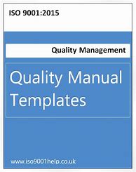 Image result for ISO 9001 Quality Manual Template Free