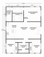 Image result for 2 Bedroom Floor Plans 30X40