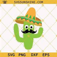 Image result for Cinco De Mayo Cactus SVG