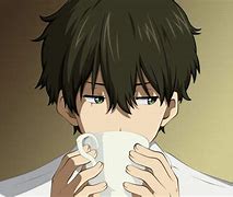 Image result for Anime Boy Profile Pic Coffee