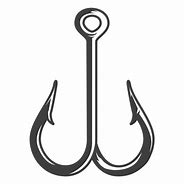 Image result for Fish Hook Vector Art