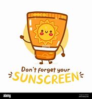 Image result for Sunscreen Funny Cartoon