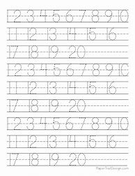 Image result for Free Writing Numbers 1 20 Printable Worksheets