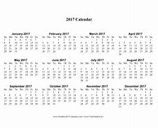 Image result for 2017 Claender Year