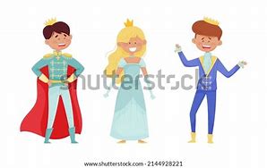 Image result for Little Prince and Princess India Clip Art