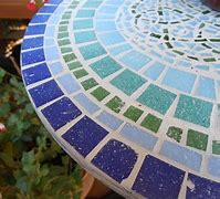 Image result for Blue Mosaic Mirror