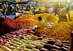 Image result for Flower Market India