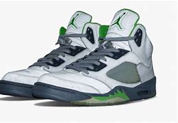 Image result for Jordan 5 Grey and Green Size 7