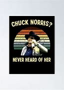 Image result for Chuck Norris Never Heard of Her