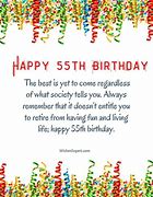 Image result for 55 Birthday Quotes