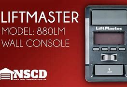 Image result for Liftmaster Control Panel 880LM